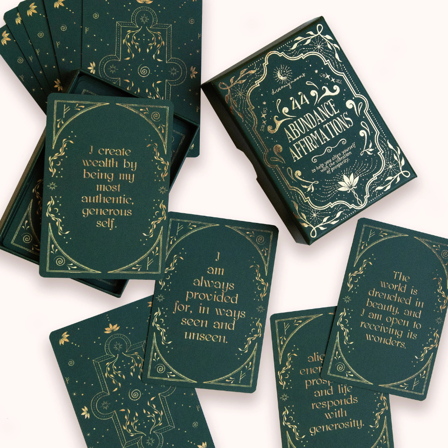 ABUNDANCE AFFIRMATION CARDS