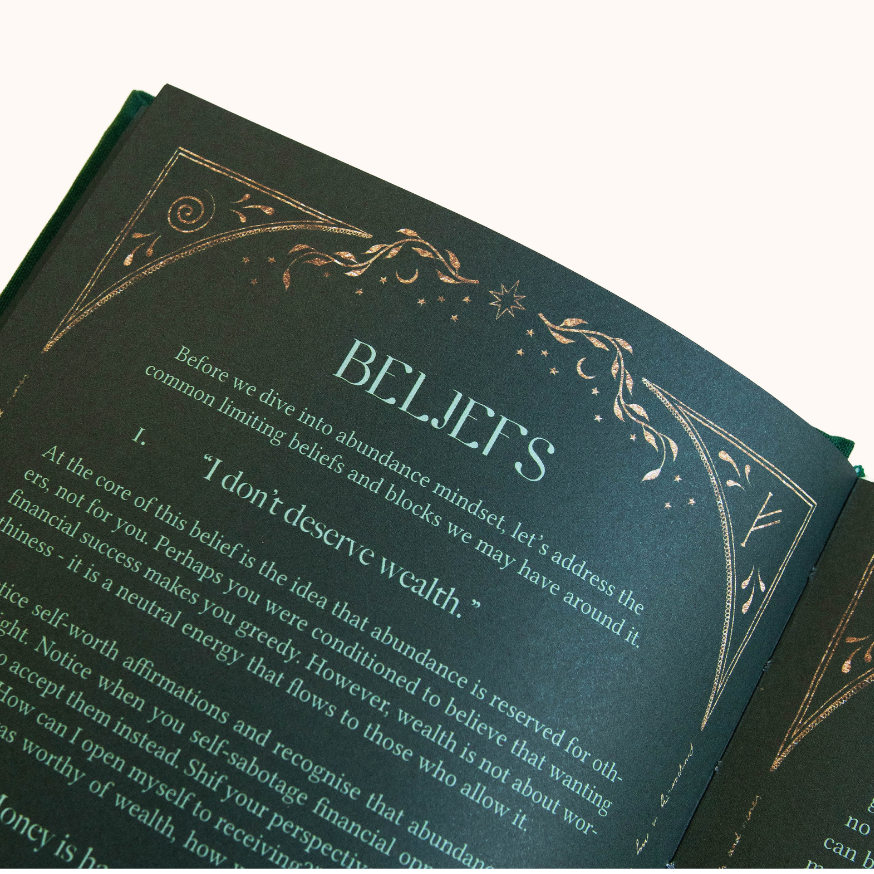 ABUNDANCE PLANNER, EMERALD GREEN