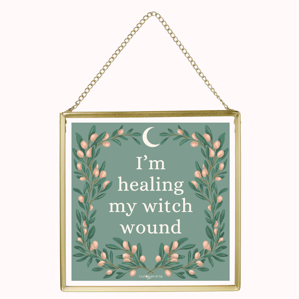 WITCH WOUND ART PRINT, 15 x 15cm Square