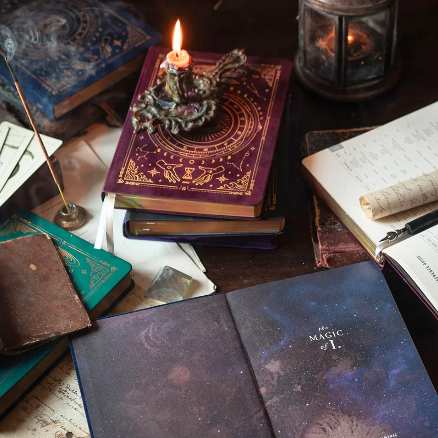 MAGIC OF I. 2027 ASTROLOGICAL PLANNER, POMEGRANATE VELVET