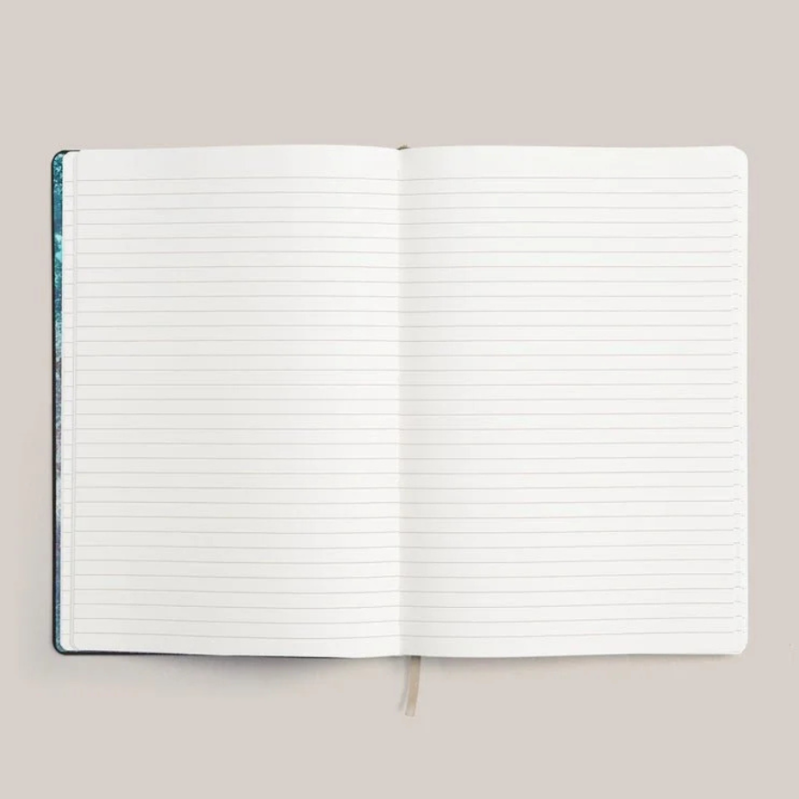 MAGIC OF I. VEGAN LEATHER JOURNAL (LINED), BLACK